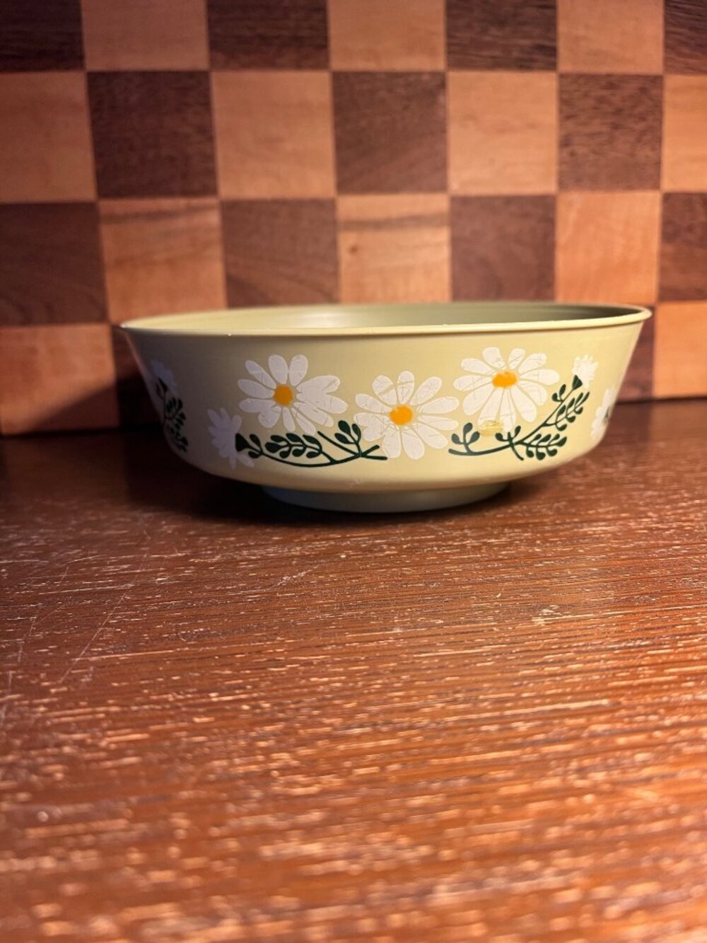 1979’s Vintage Daisy Plastic Margarine Container A1050